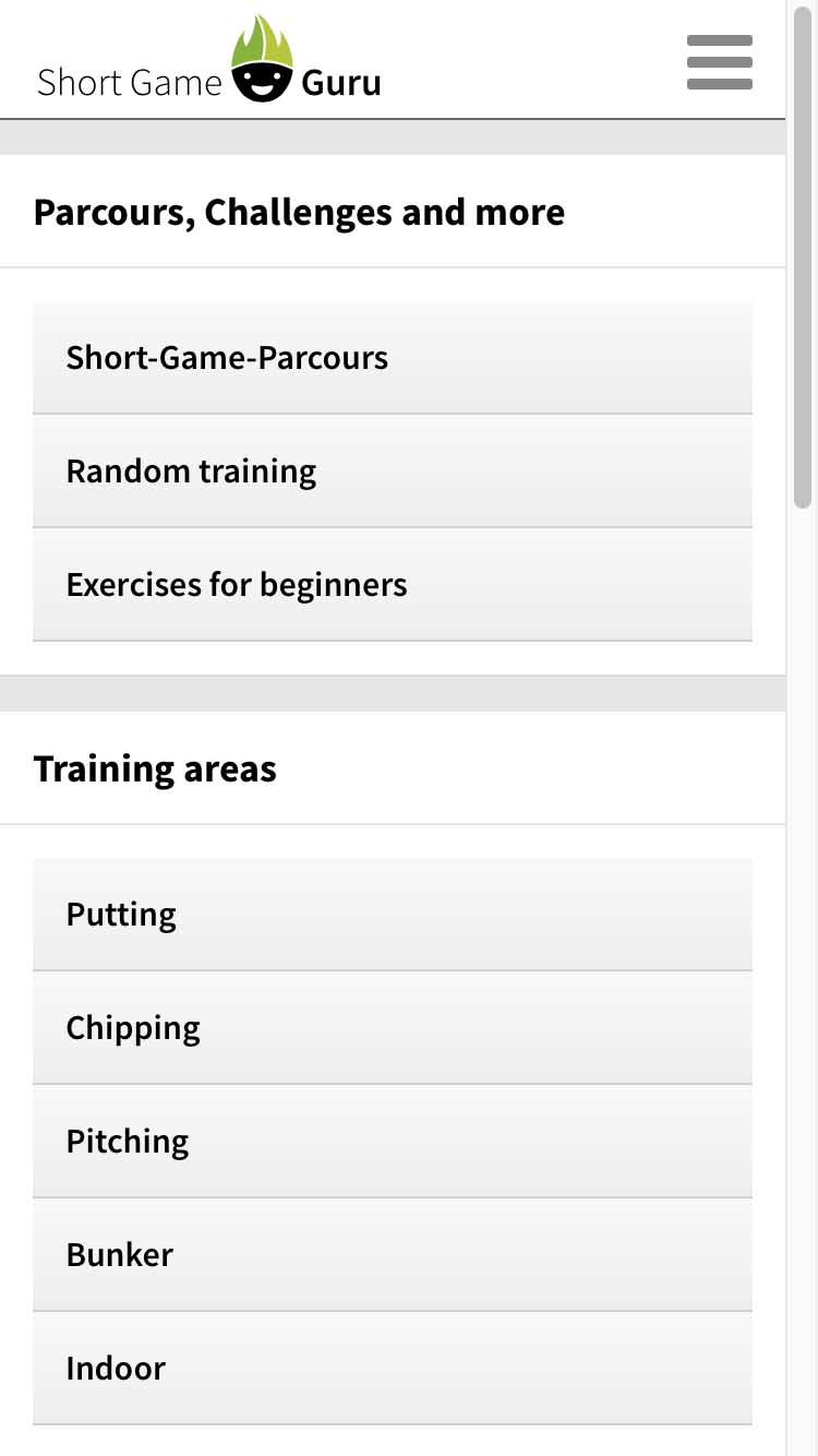 Short Game Guru Training Overview